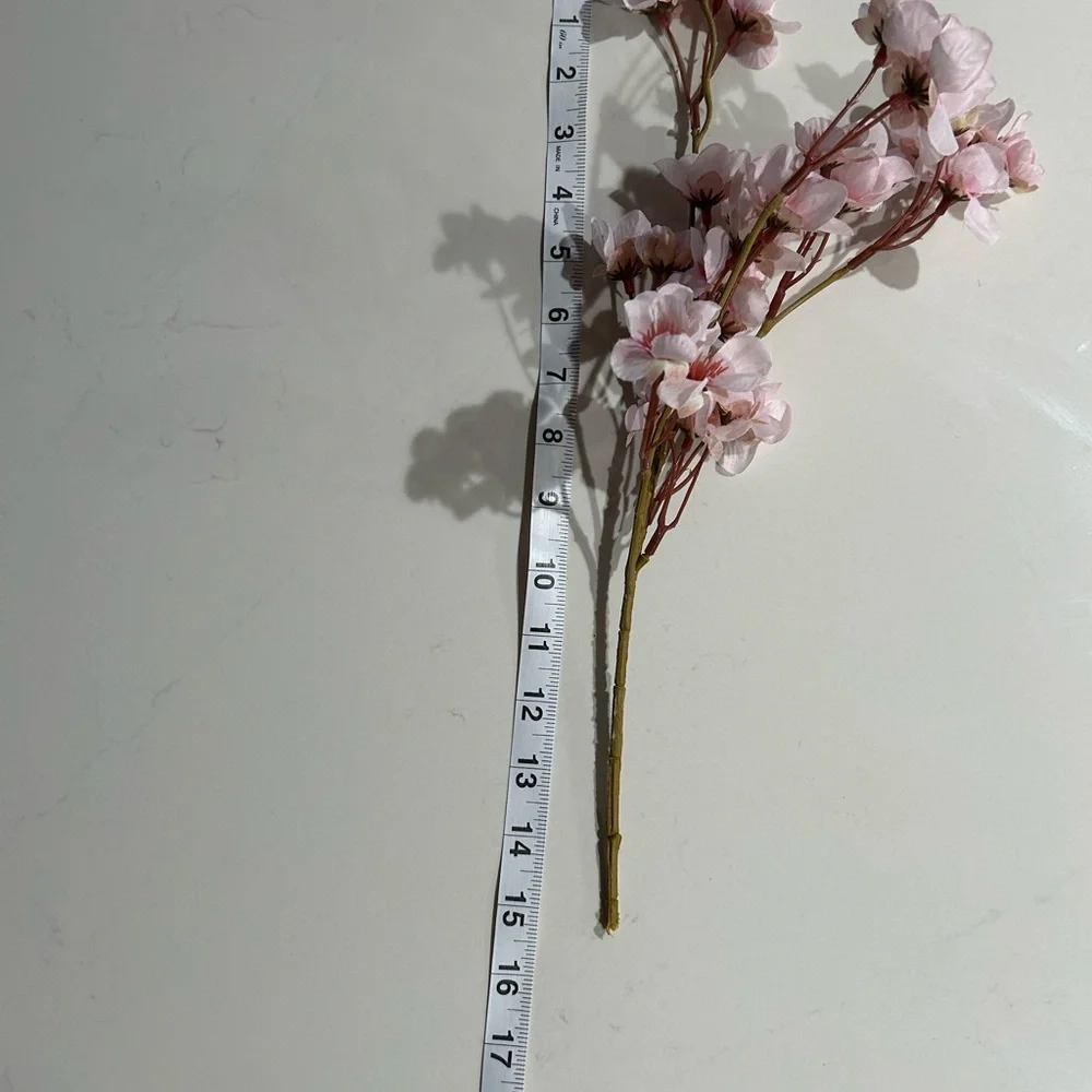Pink Cherry Blossom Artificial Flowers (16 stems)